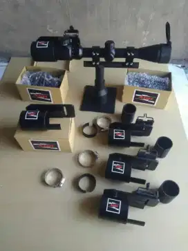 Monting tempat hp di teleskop moncam samping