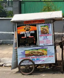 Di jual gerobak second