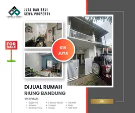 Rumah nyaman terawat di Cluster Riungbandung 2 lantai 600 jutaan