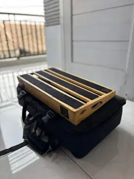 Pedalboard gitar bass dan gig bag
