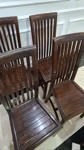 KURSI KAYU JATI ASLI ISI 6