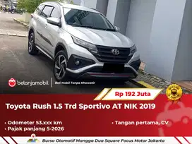 [ PAJAK PANJANG ] Toyota Rush 1.5 Trd Sportivo AT Silver 2019/2020