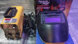 mesin las reaim 350-MMA + Welding mask