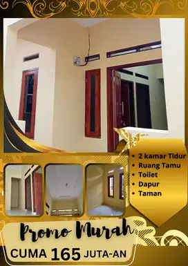 RUMAH MURAH SIAP HUNI 2 KAMAR AKSES STRATEGIS 10 MENIT DARI STASIUN