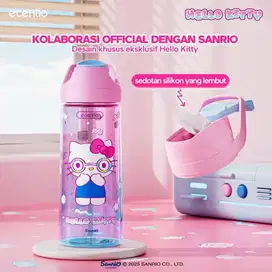 ecentio botol minum anak 750ml Sanrio hello Kitty