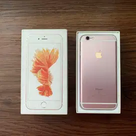 iPhone 6S Rose Gold - Mulus, iCloud Aman + Bonus Case
