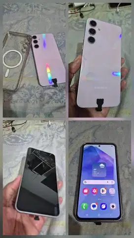 Samsung A55 5G lengkap mulus pemakaian 3 bulan