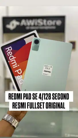 REDMI PAD SE 4/128GB SECOND RESMI FULLSET ORIGINAL