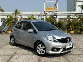 Honda Brio E Satya 1.2 AT. tahun 2017. Silver. Perfect cond