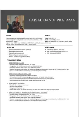 Mencari pekerjaan driver