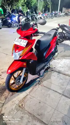 Dijual motor beat fi 2013, stater kasar