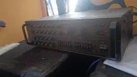 Kulkas mini, speaker dan ampli