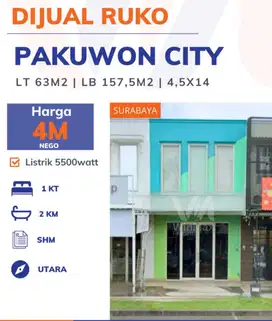 DIJUAL RUKO PAKUWON CITY