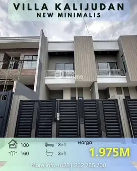 Rumah Villa Kalijudan Indah NEW MINIMALIS