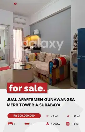 JUAL APARTEMEN CANTIK GUNAWANGSA  MERR