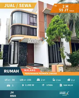 Rumah Furnish Terawat Di Permata Jingga Lowokwaru Malang(OLX754)