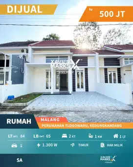 Rumah Baru Siap Huni Di Perumahan Tlogowaru Kedungkandang Malang(756)