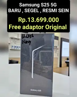 Rp.13,699 PROMO ‼️
Samsung GALAXY S25 5G
BARU , SEGEL , RESMI SEIN