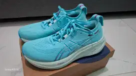 Sepatu Asics Gel Nimbus 26 Women Cyan Blue