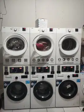 Jual mesin laundry coin beko 3stak