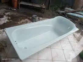 bathtub bak mandi merk HAWAI bahan marble warna biru muda