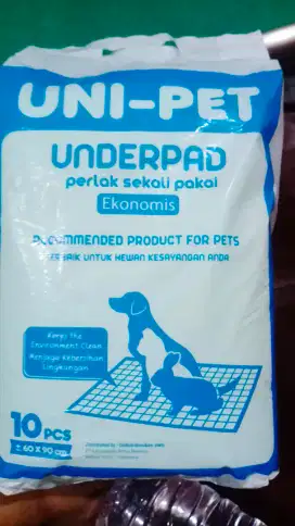 Uni Pet Underpad (Perlak sekali pakai)