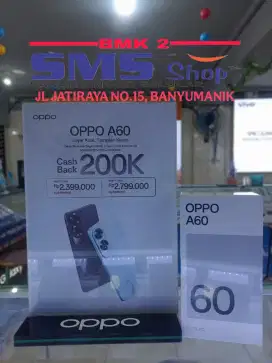 OPPO A60 8GB RAM / 256GB ROM