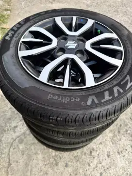 Velg ring 14 original Suzuki black polis ban SANGAT TEBAL NO TAMBALAN