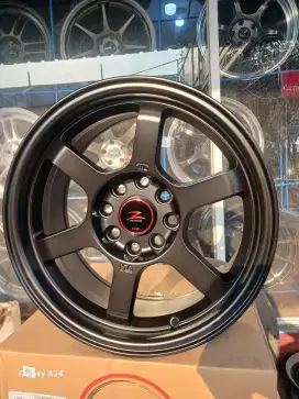 Rays te37 ring 15 lebar 7 pcd 4x108/114,3 espass zebra kijang super