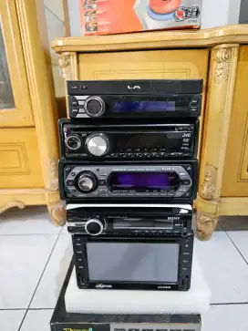 1 Double din dan 4 single din head unit borongan
