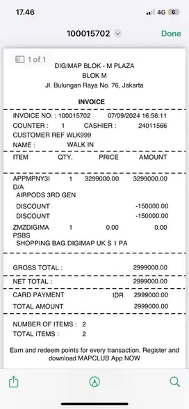 Airpods Gen 3 Original Digimap