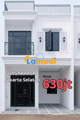 Full Bata Merah Aparthouse 2,5 Lantai Akses Mobil Jagakarsa Cash