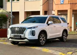 DP 17jt Palisade Signature 2021 Diesel 2.2 AT hyundai putih usd 2022