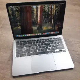 Macbook air m1 2020 ram 8gb ssd 512 space grey siap pakai