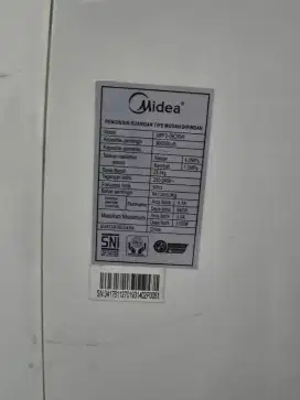 AC Portable Midea 1pk (dingin AC asli)