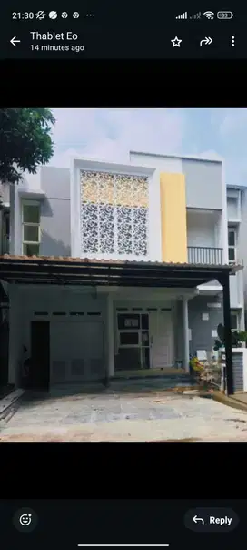 Di jual Rumah Cluster Darwin Summarecon Serpong Gading Serpong