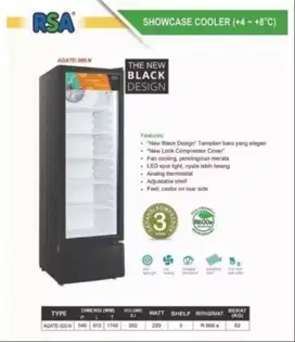Cooler Showcase RSA Agate-300 N – Display Elegan, Dingin Maksimal!