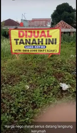 DIJUAL TANAH DARAT