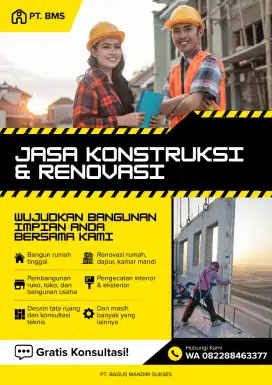 JASA RENOVASI BANGUN RUMAH HARGA NEGOTIABLE