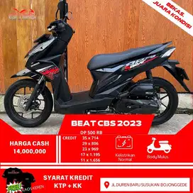 BEAT CBS 2023 DP 500 RB ANGSURAN RINGAN PROSES CEPAT