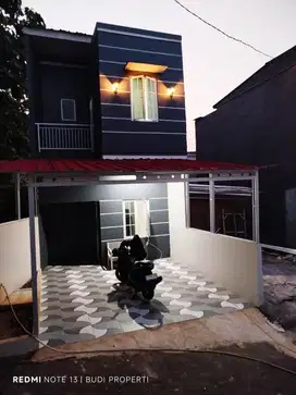 Rumah baru 2 lantai 2 kamar  tidur 2 kamar mandi