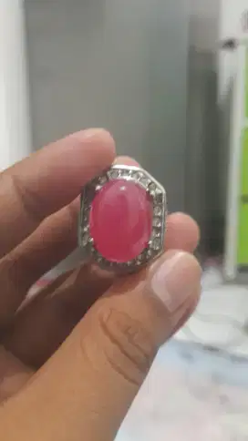 Jual cincin permata Ruby Merah delima