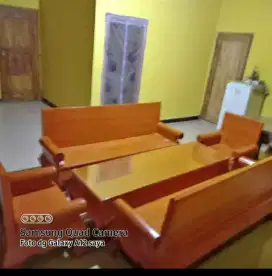 Meja tamu full jati