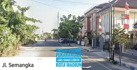 JUAL Tanah Pekarangan, Tengah KOTA MADIUN Jl Semangka