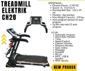 Treadmill elektrik ch 28 lifesports