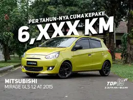 FREE DETAILING 2 TH  MITSUBISHI MIRAGE GLS 1.2 AT MATIC 2015 KUNING