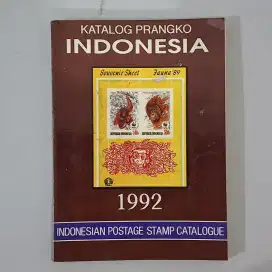 Katalog Prangko Indonesia 1992 / Postage Stamp Catalogue Buku Perangko