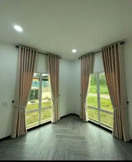 Gordyn impor bahan blackout tebal model minimalis/Tirai kantor