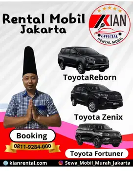 TERLARIS sewa mobil fortuner innova reborn zenix sewa G Lepas kunci