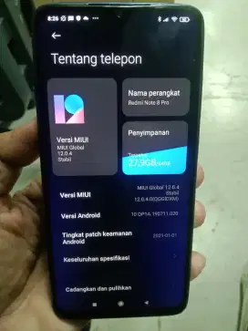 Redmi note 8 pro ram 4GB internal 64GB